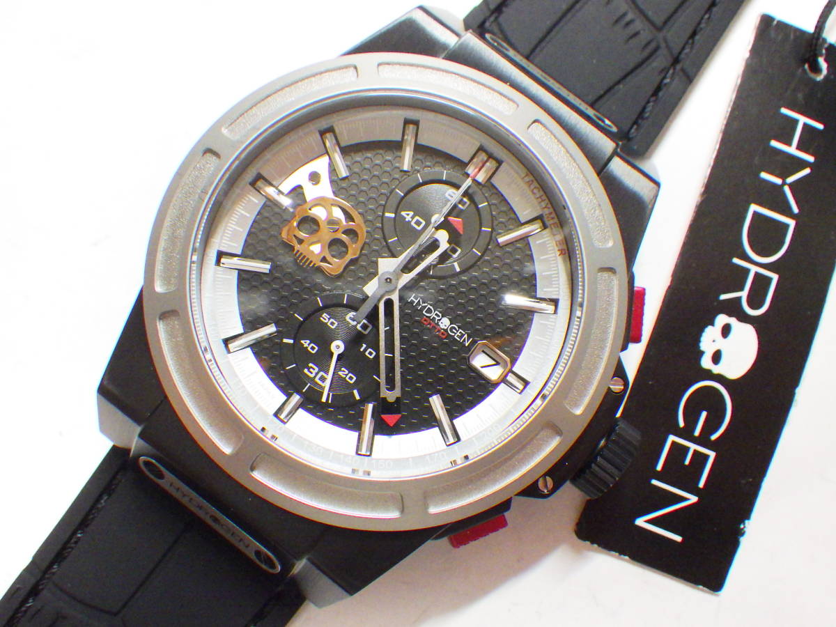 HYDROGEN腕時計 ＯＴＴＯ ＣＨＲＯＮＯ ＳＫＵＬＬ HW514409-