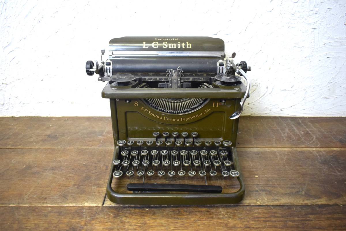 ビンテージ L.C.Smith&Corona社製 タイプライター インテリア