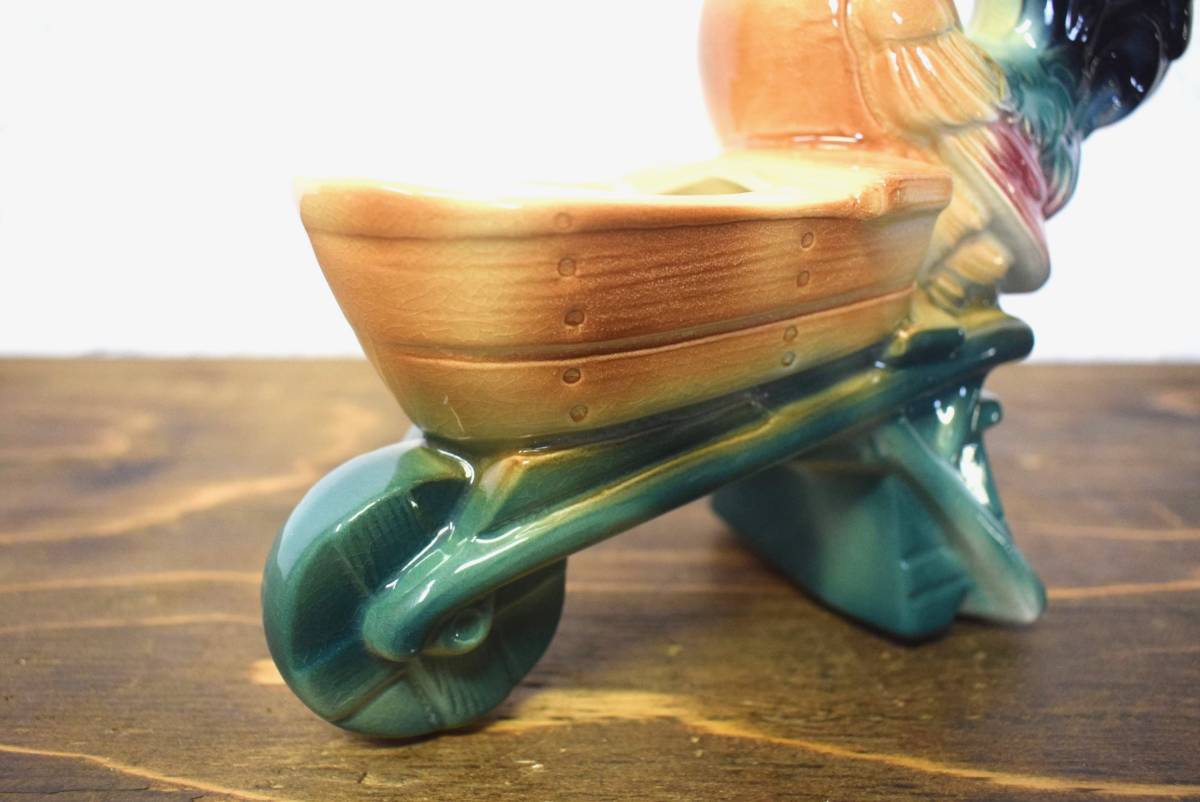 ビンテージ にわとりオブジェ 小物入れ 陶器 ニワトリ ビンテージ にわとりオブジェ 小物入れ 陶器 ニワトリ