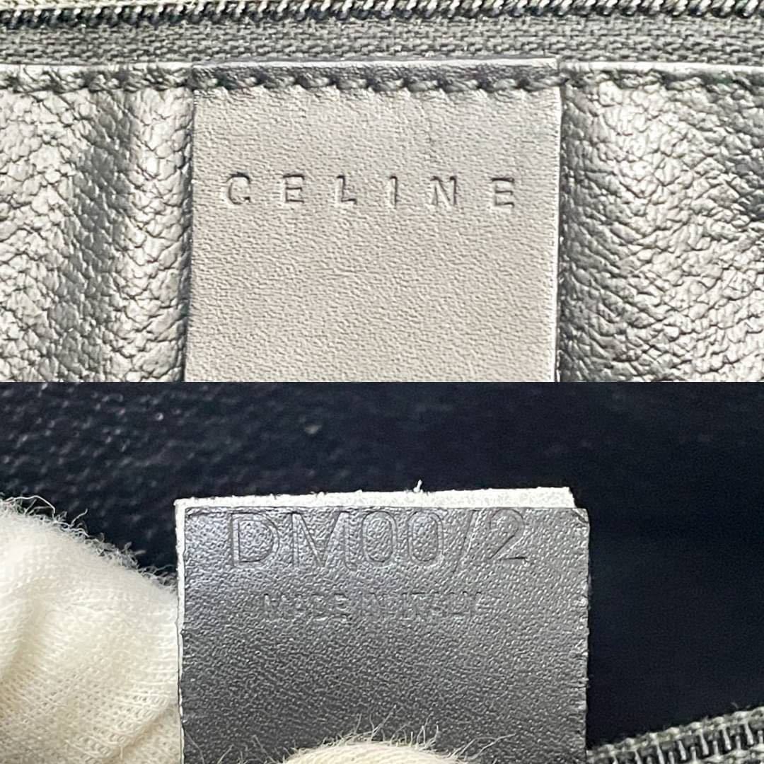 1円【極美品】セリーヌ CELINE 希少ブラック マカダム柄 トートバッグ