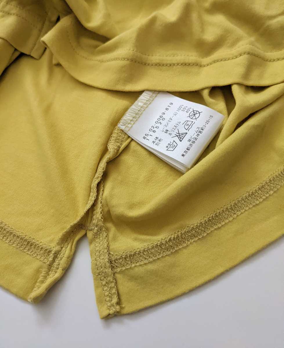 BEAMS GOLF レディースL ビームスゴルフ ブランドロゴマーク刺繍半袖 レーヨン ポロシャツ 日本製 正規品 送料無料_画像9