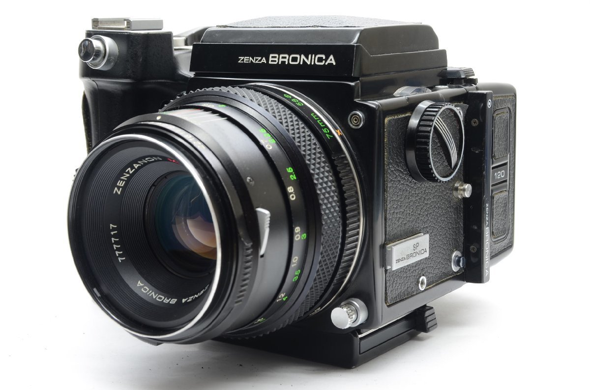 ブロニカ ZENZA BRONICA ETR SP ZENZANON 75mm F2.8 ウエストレベル
