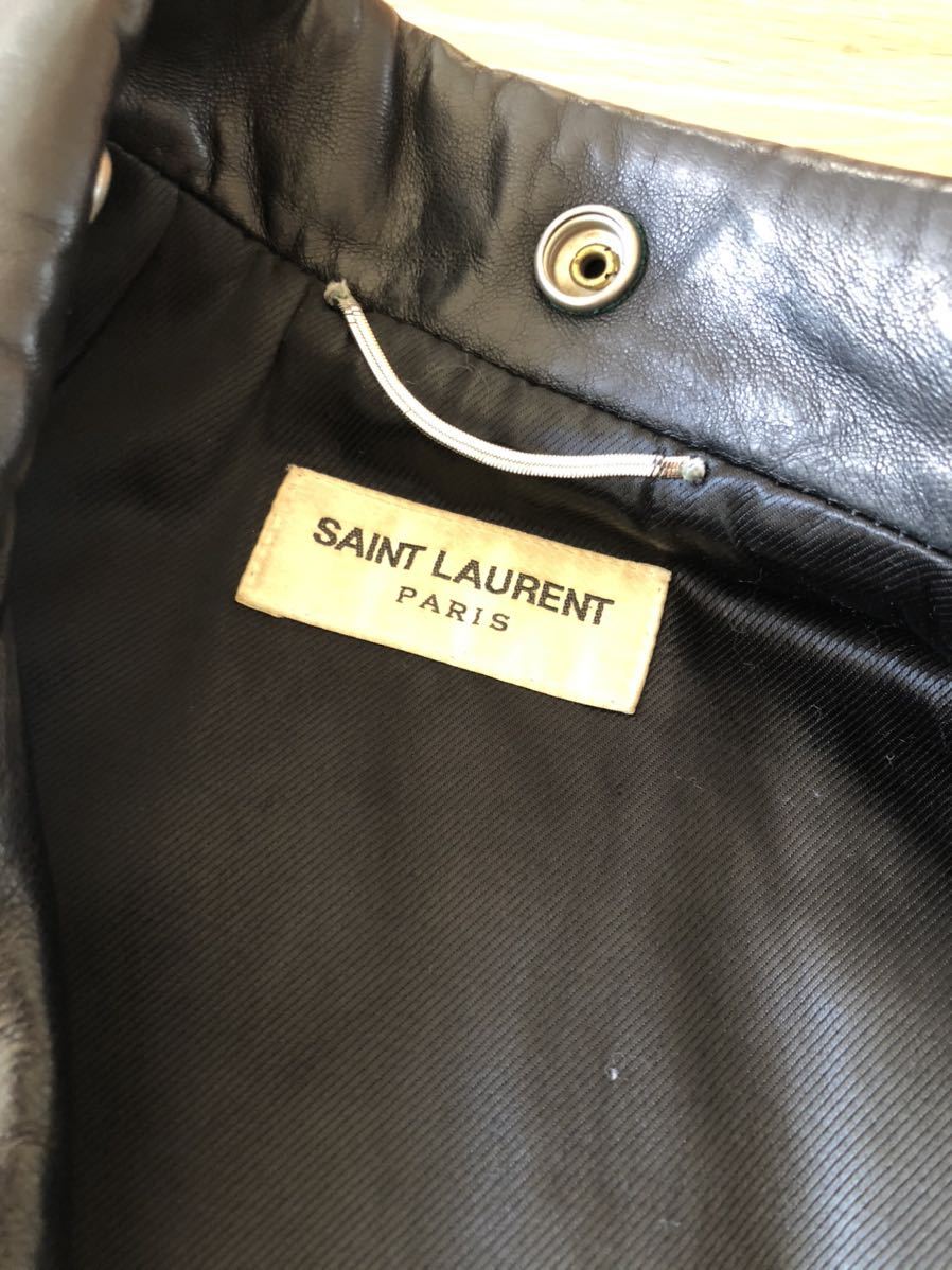 初期 13ss サンローランパリ L01ライダースレザージャケット 初期 13ss サンローランパリ L01ライダースレザージャケット