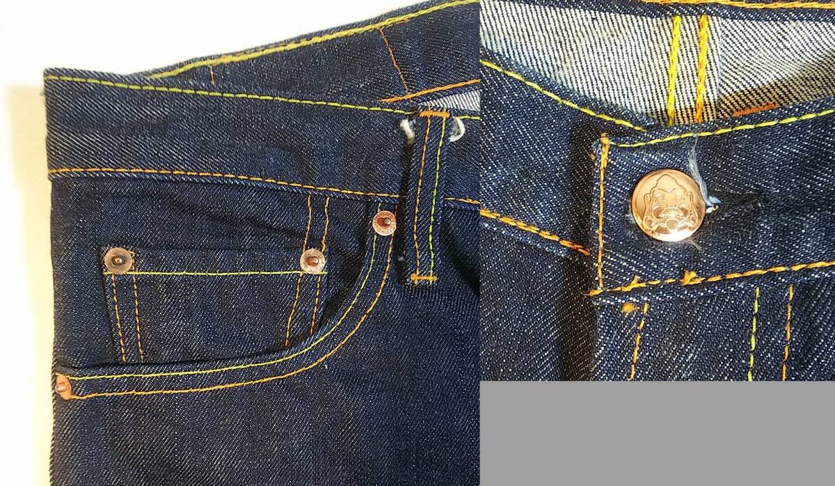EVISU エヴィス 鷹刺繍 カモメ ジーンズ サイズ32 | monsterdog.com.br
