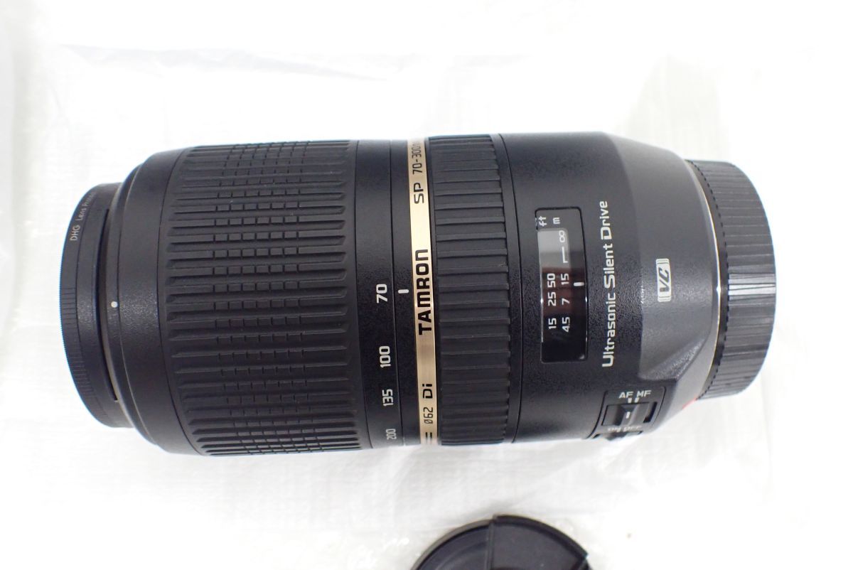 ☆代PT002-60　Tamron　タムロン　レンズ　SP 70-300mm F4-5.6 Di VC USD for Canon キャノン 　眼カメラ用（オートフォーカス）元箱付き_画像2