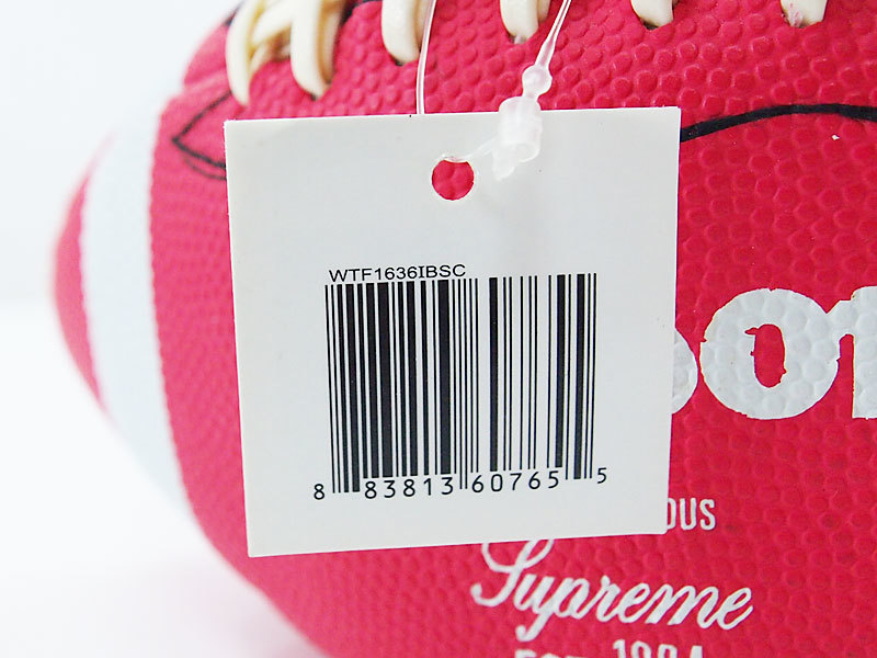 レア 10AW 新品 タグ付き Supreme Wilson American Mini Football ミニ