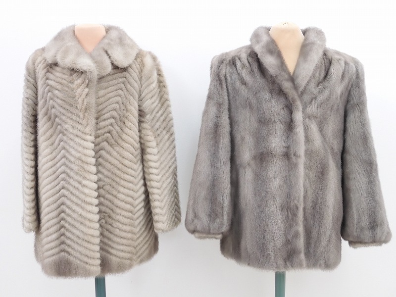 2205-0387○宝市/エンバ/FurStar/サファイアミンクコート/ミンクコート
