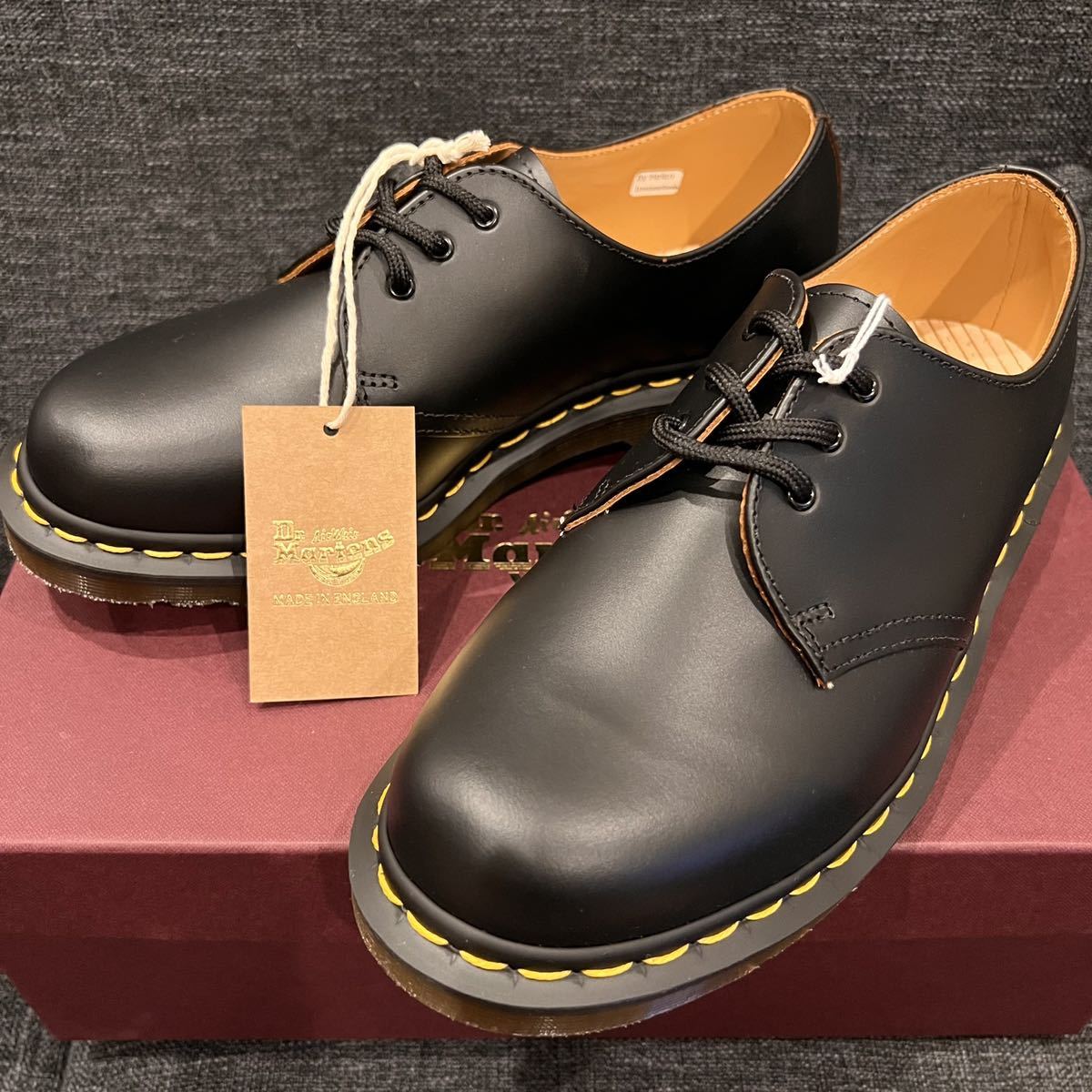 新品 イギリス製 ドクターマーチン 1461 3ホールシューズ UK6 BLACK