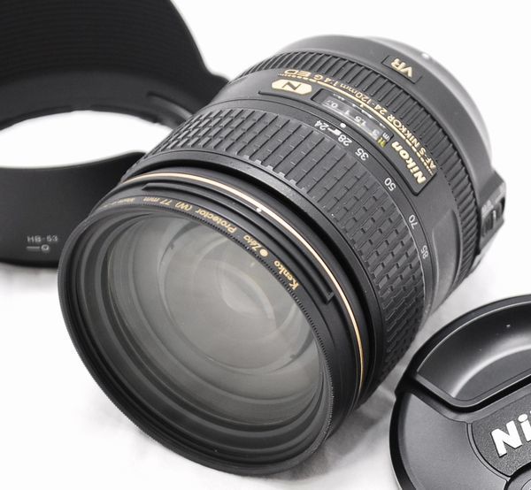 新品級の超美品・純正フード付】Nikon ニコン AF-S NIKKOR 24-120mm f