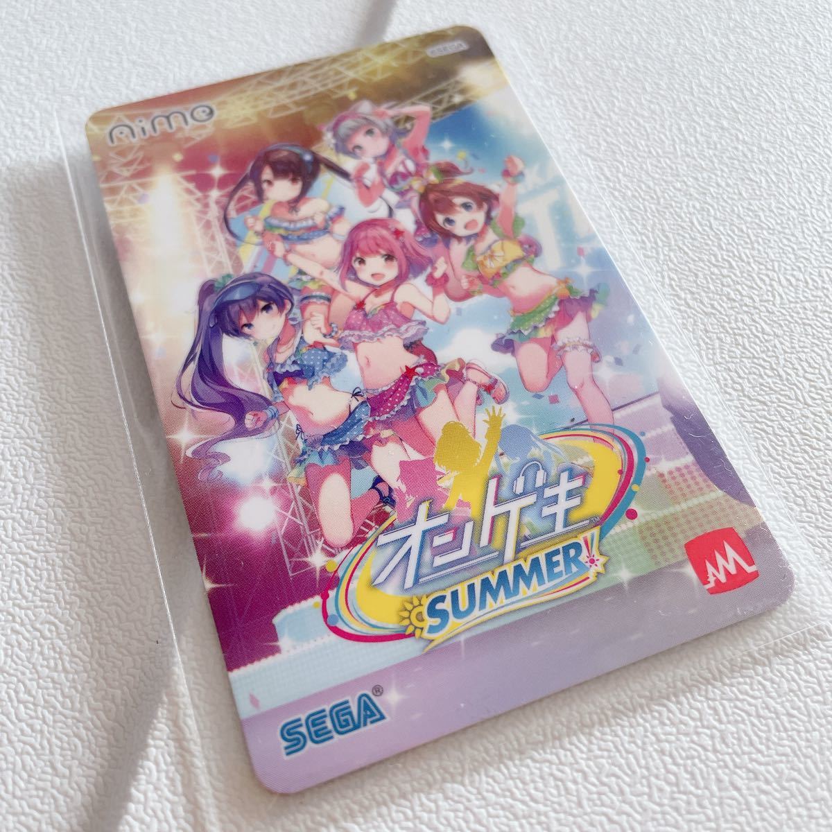 オンゲキ Summer 限定 Aime e-amusement pass バナパスポート オンゲキ Summer 限定 Aime e-amusement pass バナパスポート