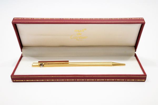 must de Cartier ボールペン マスト ドゥ カルティエ ゴールド 箱付