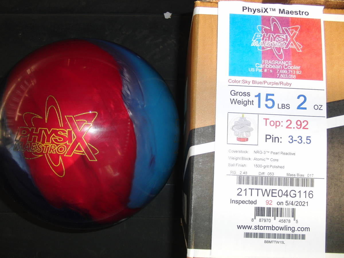 美品 【USED】STORM PHYSIX Maestro 15lbs軽