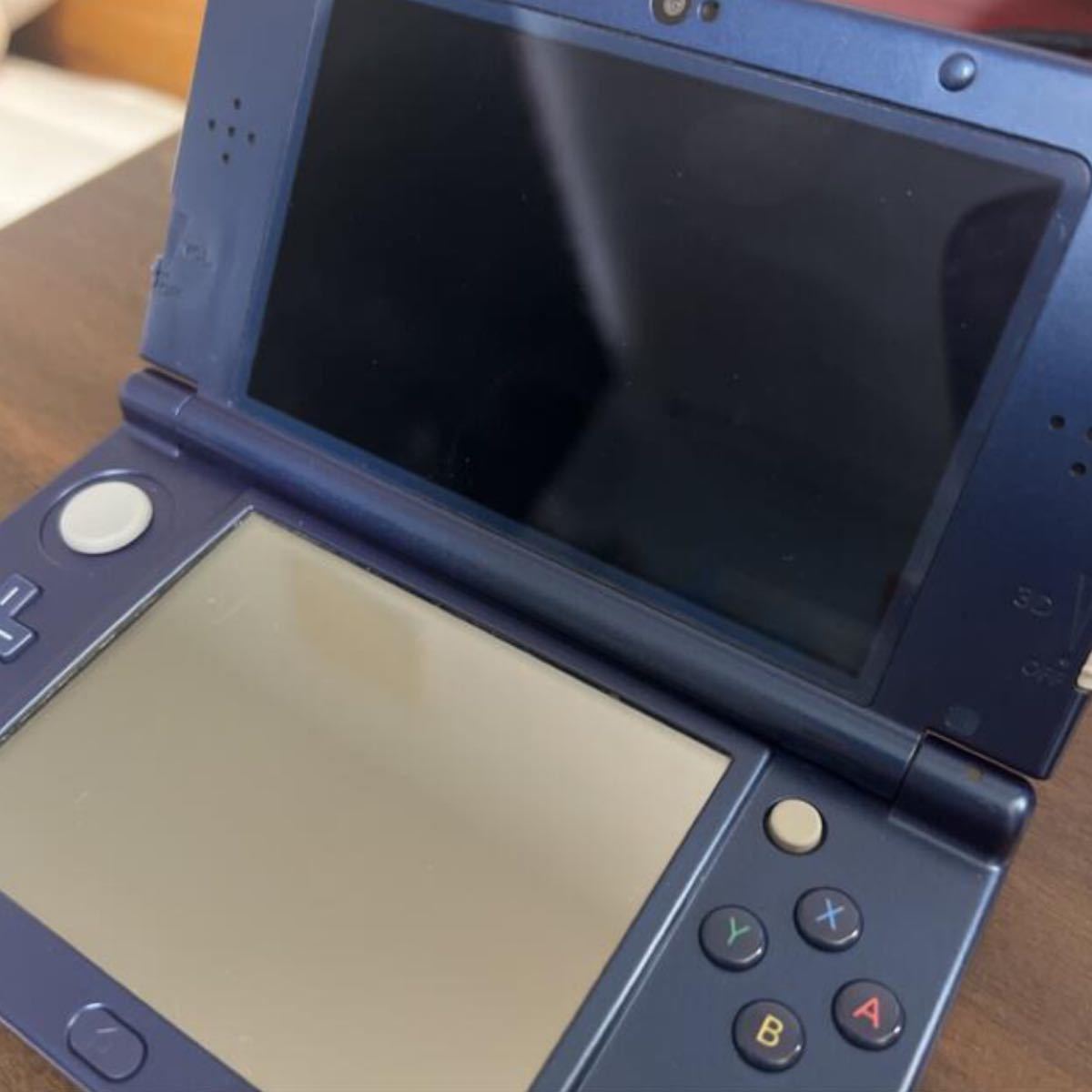 訳あり Newニンテンドー3DS LL メタリックブルー 偽トロキャプチャー