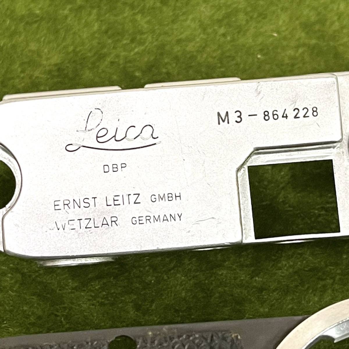 ** rare! present condition delivery Leica/ Leica analogue camera / film camera body / frame part only 3 point set M2/M3/Nr Germany made for repair / part removing 