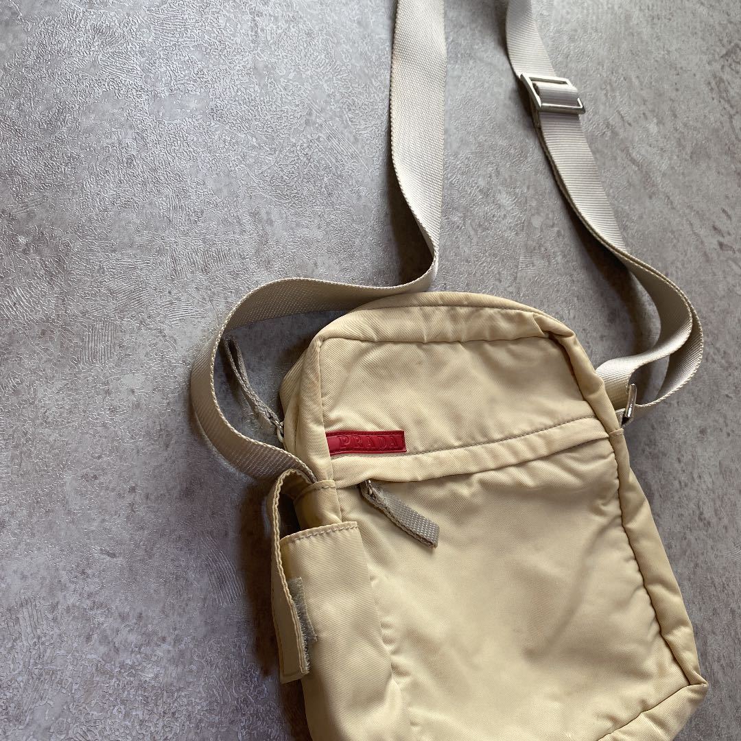 美品 激レアカラー 90s 00s prada sport プラダスポーツ shoulder bag