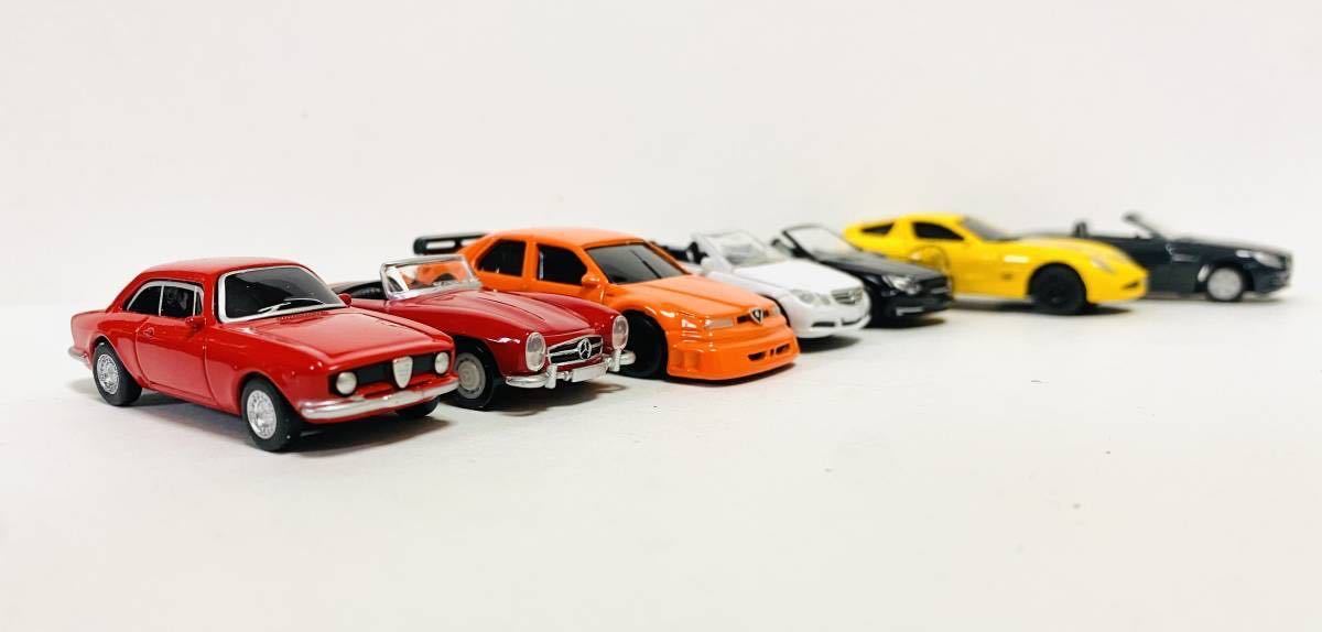 アルファロメオ歴代名車ミニカー GIULIA Sprint GTA、155V6 TI DTM、TZ3 Corsa、メルセデスベンツ オープンカー Mercedes-Benz SLK-Class他_画像6