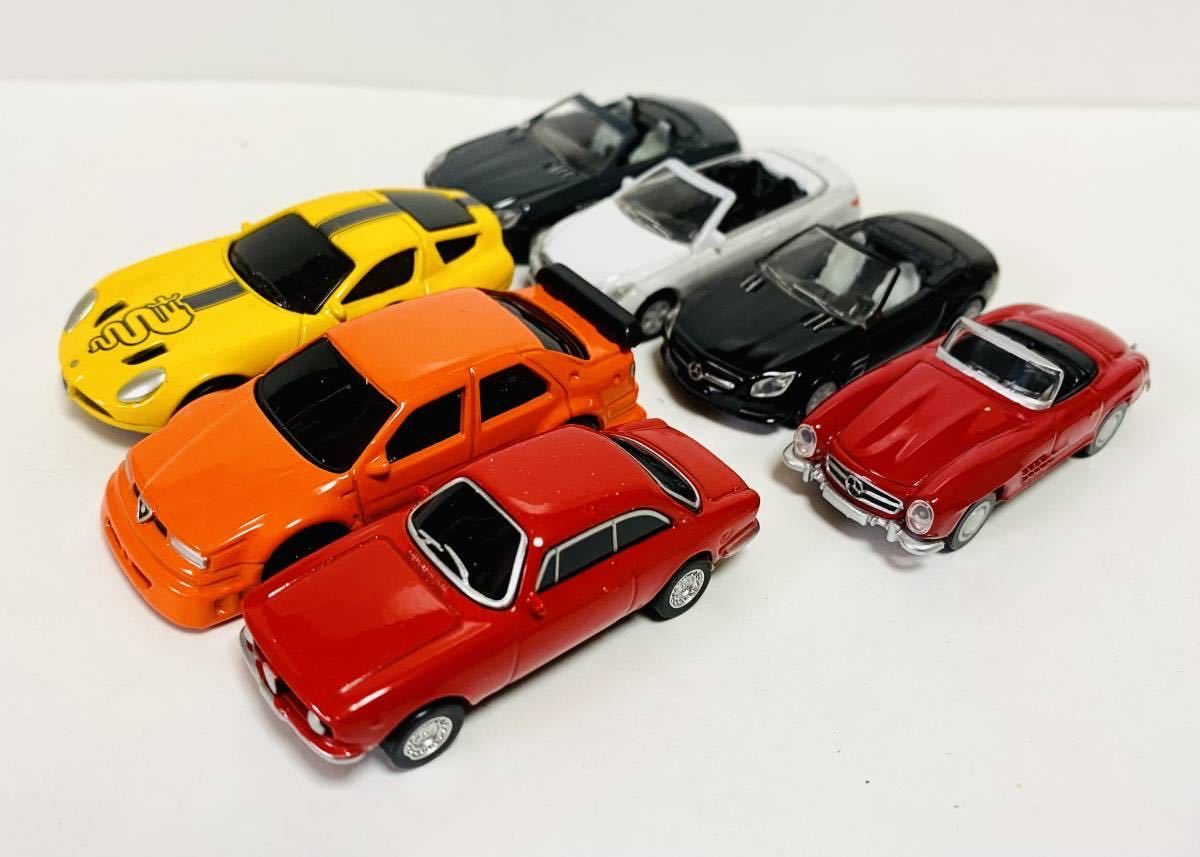 アルファロメオ歴代名車ミニカー GIULIA Sprint GTA、155V6 TI DTM、TZ3 Corsa、メルセデスベンツ オープンカー Mercedes-Benz SLK-Class他_画像5