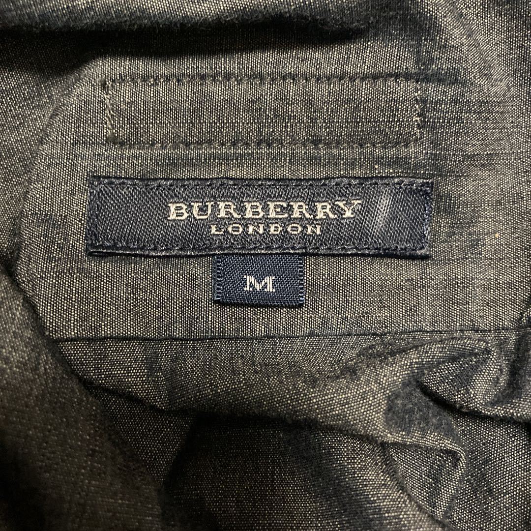 ◇BURBERRY LONDON バーバリー ロンドン◇長袖 シャツ デニムシャツ M