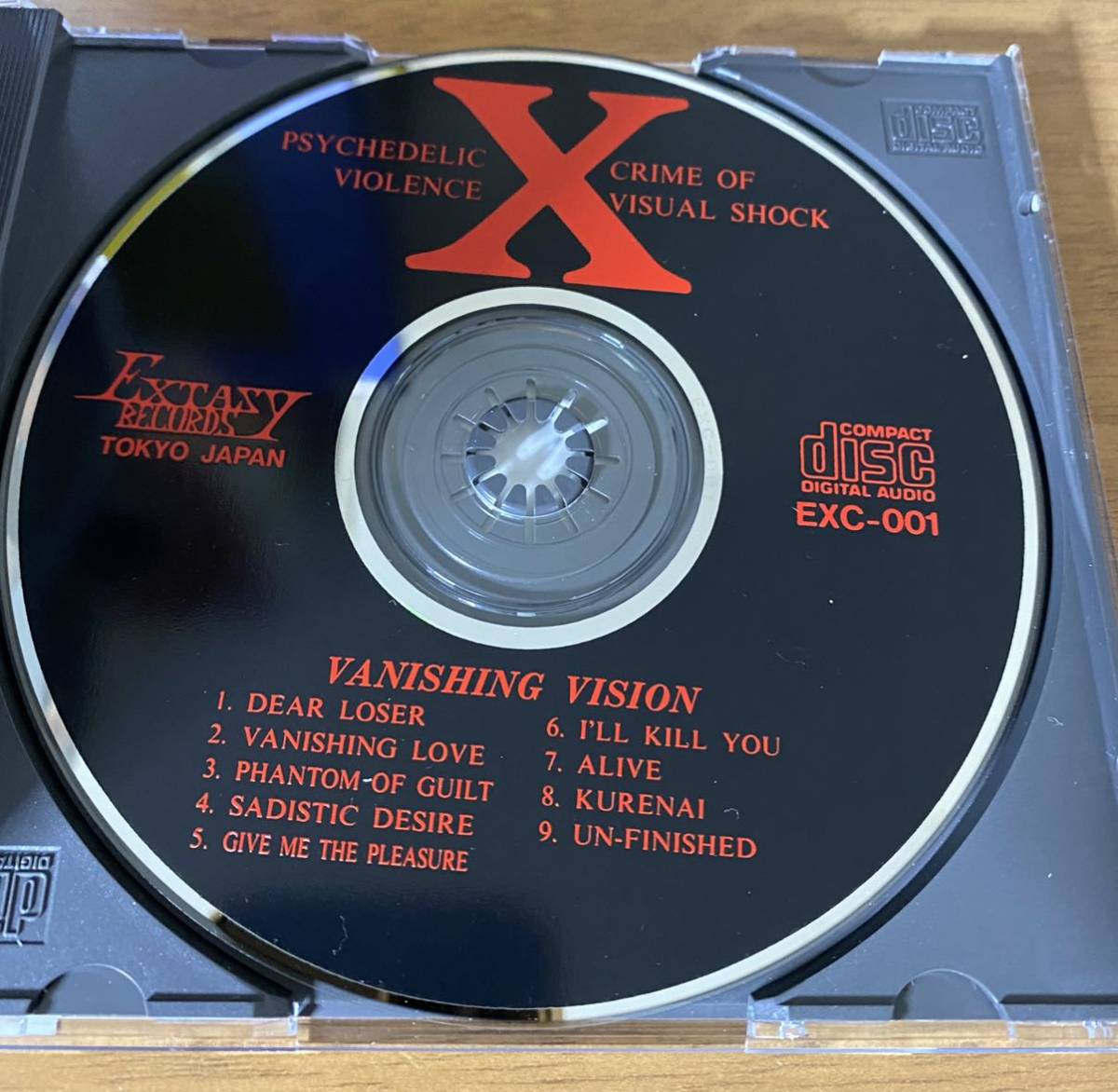 X Vanishing Vision エクスタシーレコード通販 フォトブック付き