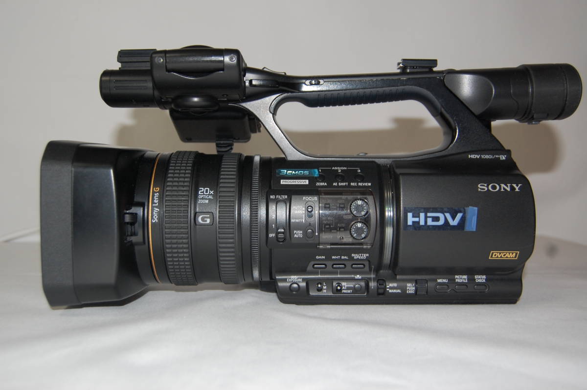 ◇SONY/ソニー 業務用 HDVカムコーダー HVR-Z5J ビデオカメラ 美品