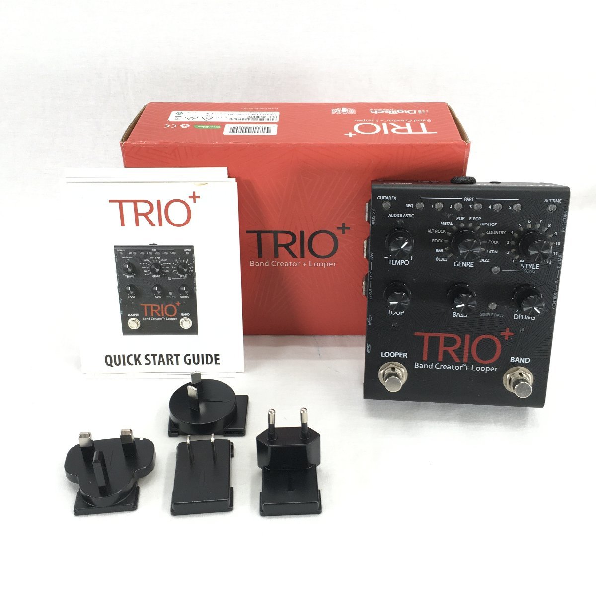 〇品〇DIGITECH デジテック TRIO + トリオ プラス バンド クリエーター