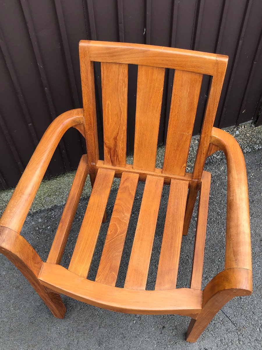 used cheeks material arm chair chair Northern Europe gardening chair purity Marni Karimoku Denmark 