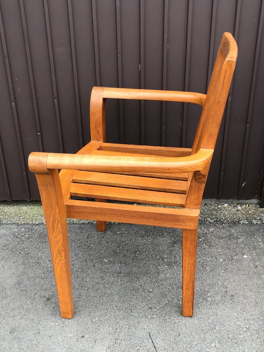 used cheeks material arm chair chair Northern Europe gardening chair purity Marni Karimoku Denmark 