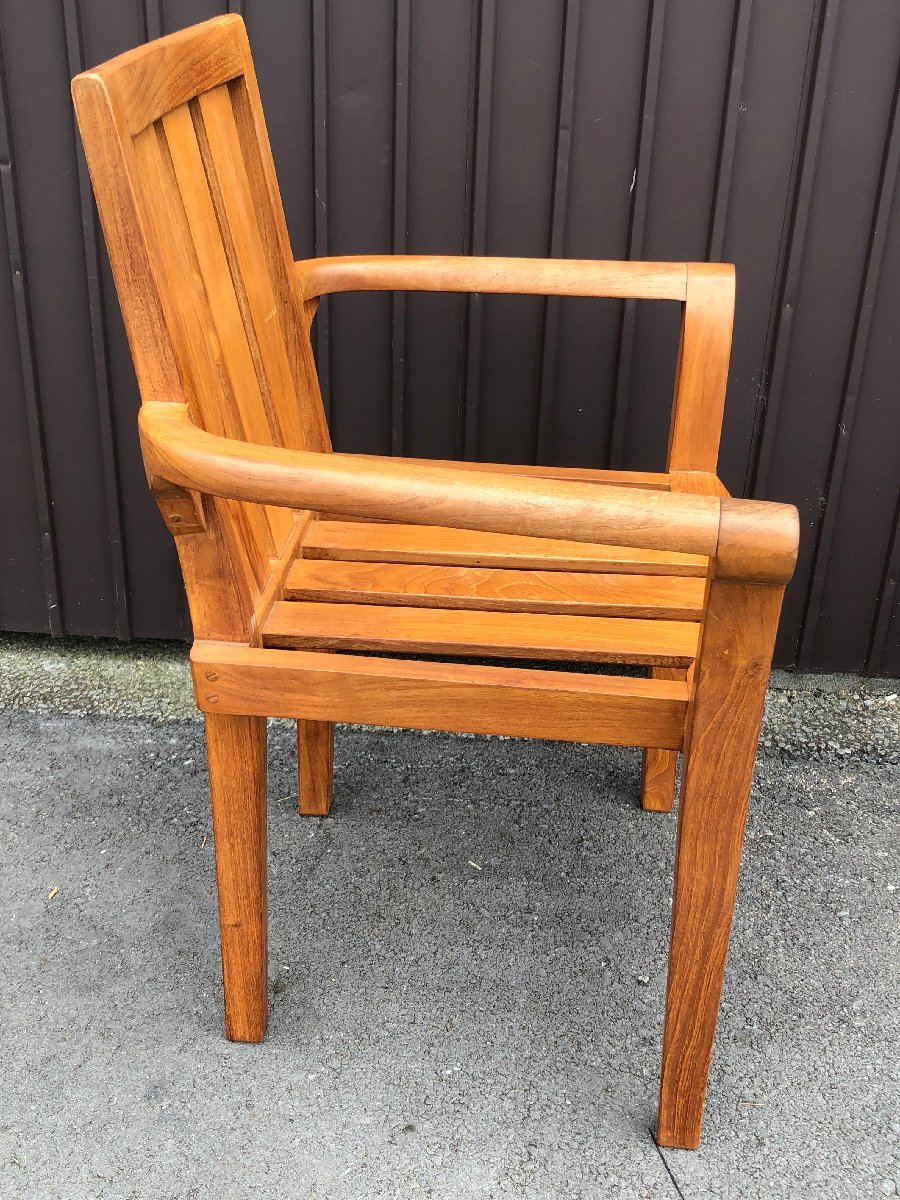 used cheeks material arm chair chair Northern Europe gardening chair purity Marni Karimoku Denmark 