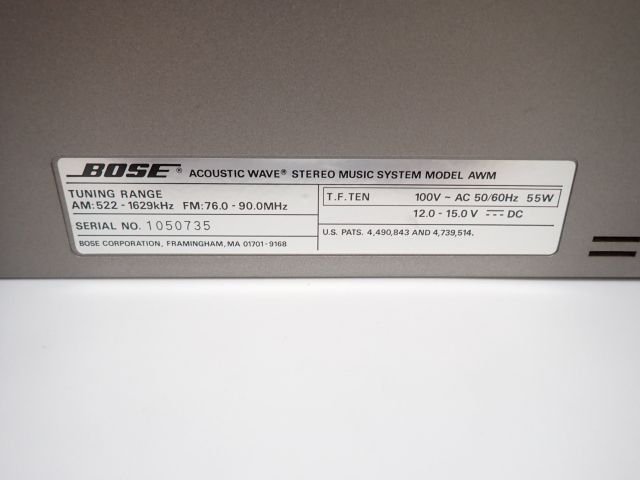 BOSE ボーズ CDラジカセ CD/MDラジオ ACOUSTIC WAVE STEREO BOSE ボーズ CDラジカセ CD/MDラジオ ACOUSTIC WAVE STEREO