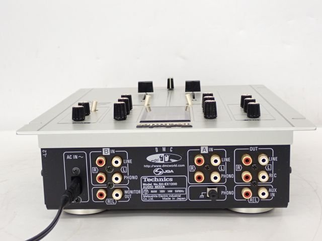 Technics DJ用オーディオミキサー SH-EX1200 テクニクス ▽ 667EC-5_画像4