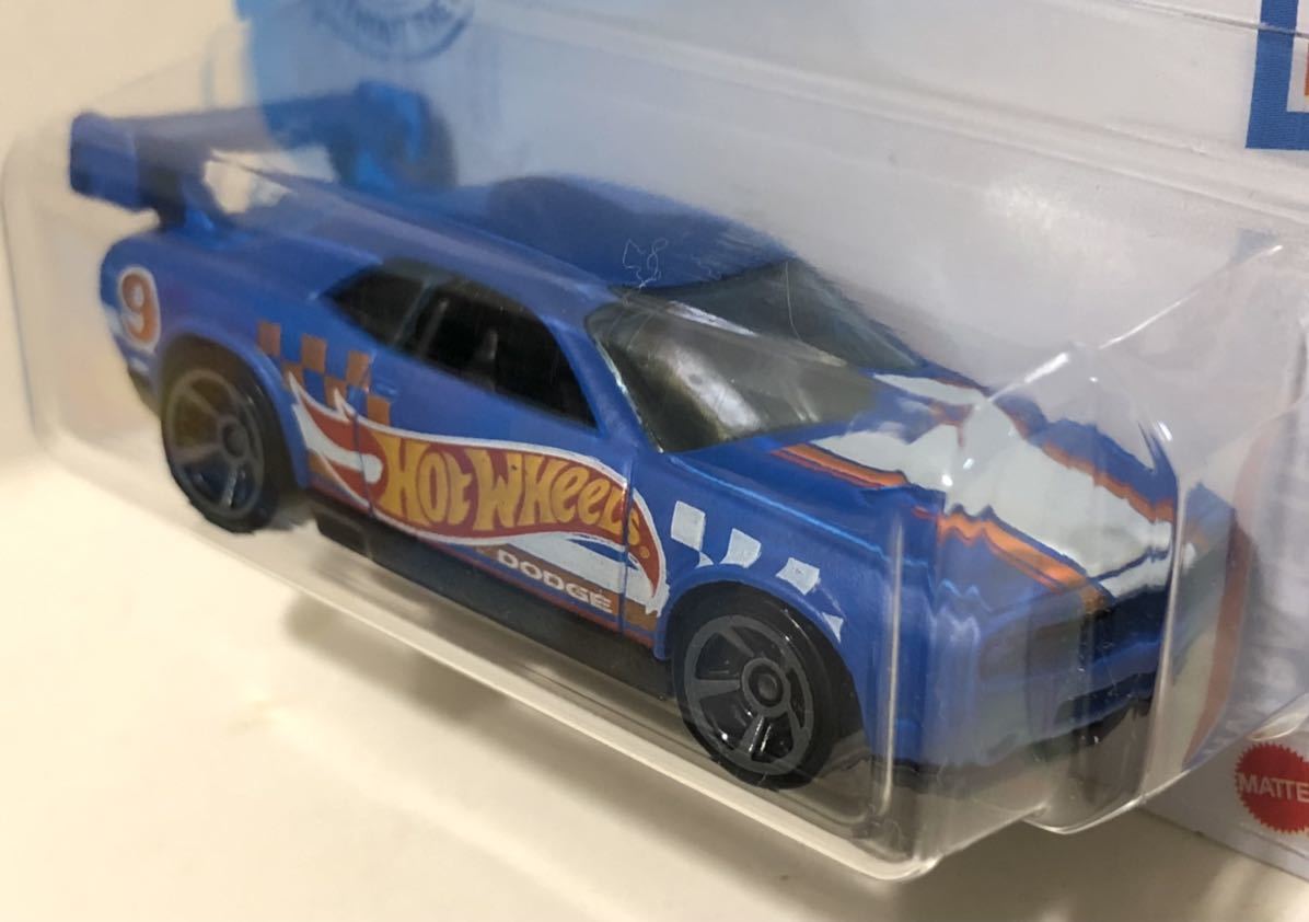 レア 人気 Dodge Challenger Drift Car 426 Mopar ダッジ チャレンジャー ドリフト カー 2021 HW Race Team Series ブルー Blue 絶版の画像3