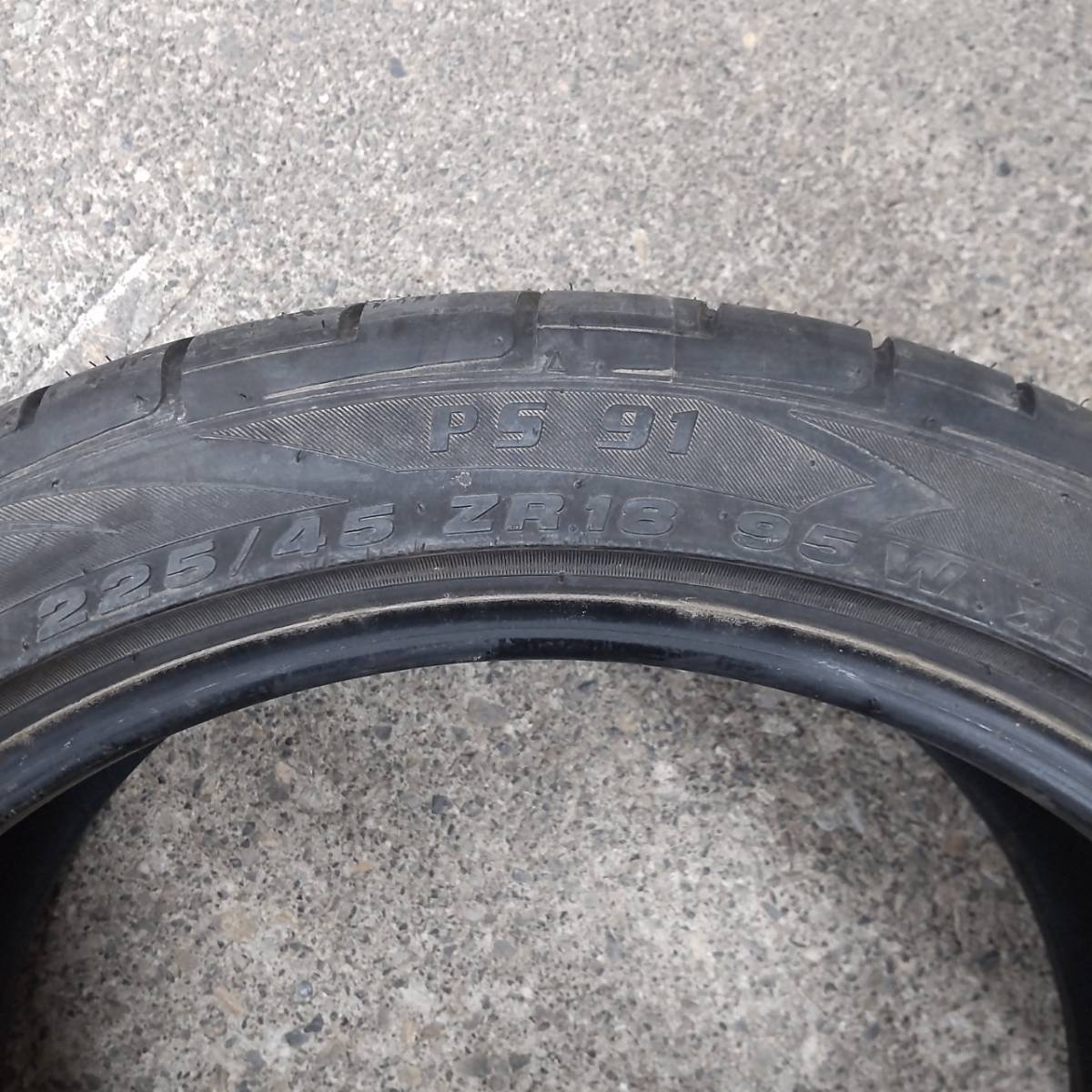 18インチ PINSO ピンソ PS91 225/45ZR18 95Ｗ XL 2015年製 2本 225/45R18_画像4