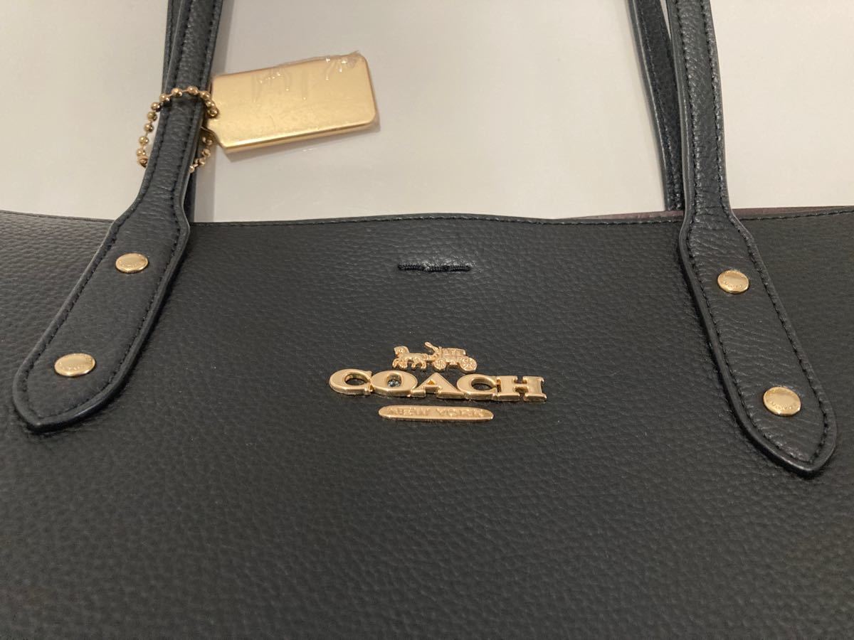 COACH コーチ トートバッグ 福袋 ブラック 本革 5