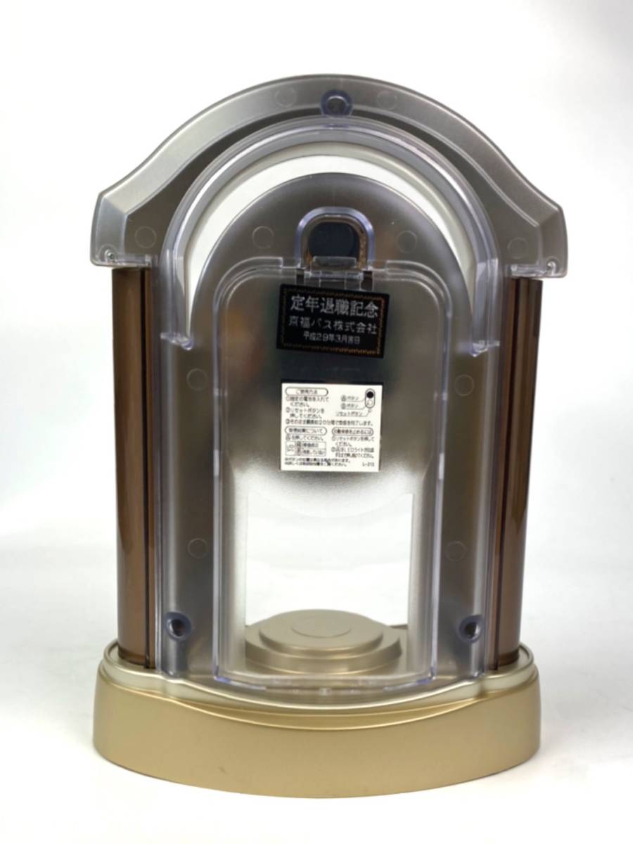 美品 セイコー SEIKO CLOCK 電波時計 ラジオコントロール 置時計 稼働品 bz224b 箱付き ys061102_画像2