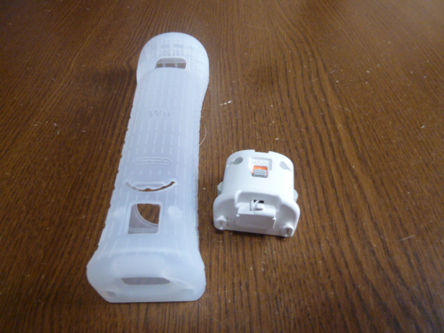M048【即日発送　送料無料】Wii　モーションプラス　ジャケット　セット（分解洗浄　動作確認済）リモコンカバー