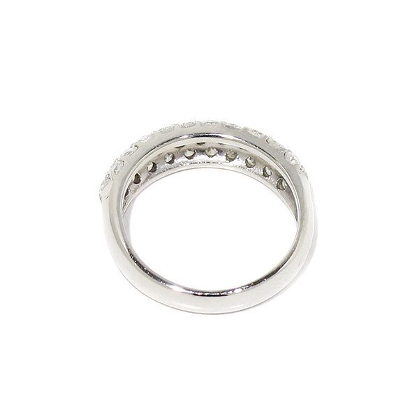 リング】パヴェ プラチナ(Pt900) ダイヤモンド(1.03ct) 10号 5.6g