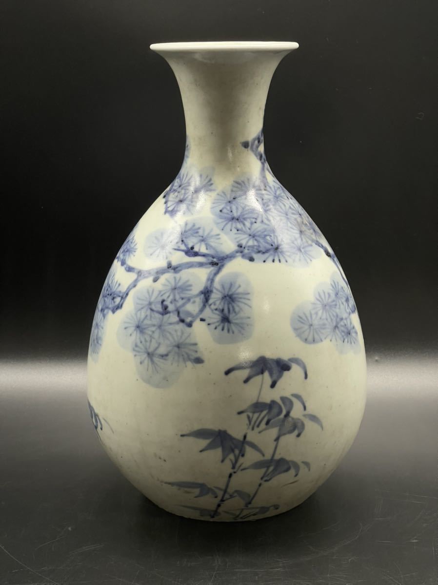 古伊万里☆江戸明治期染付 花瓶 徳利 酒器 www.esole.eu