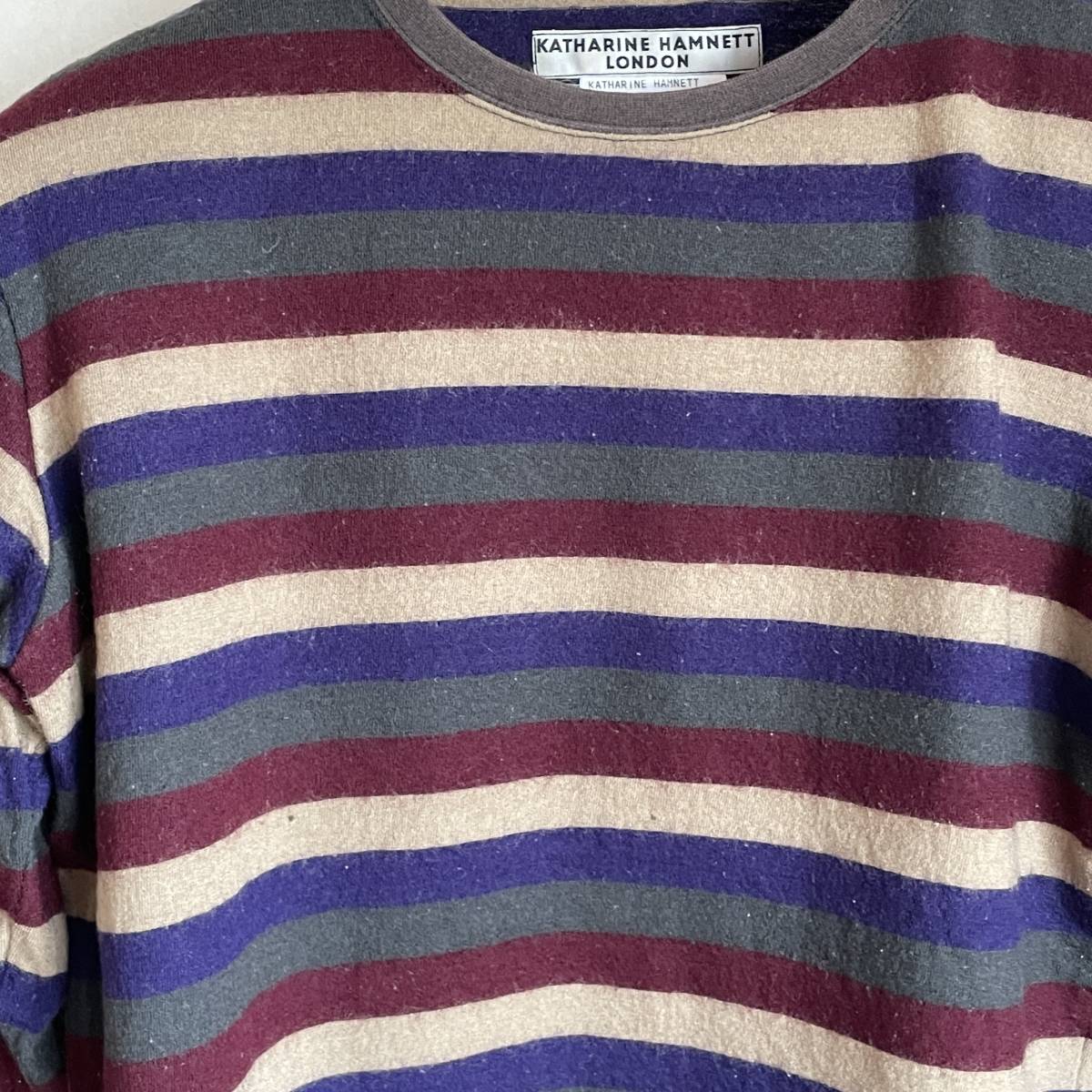 KATHARINE HAMNETTキャサリンハムネットLONDONロンドン ウール毛 KATHARINE HAMNETTキャサリンハムネットLONDONロンドン ウール毛