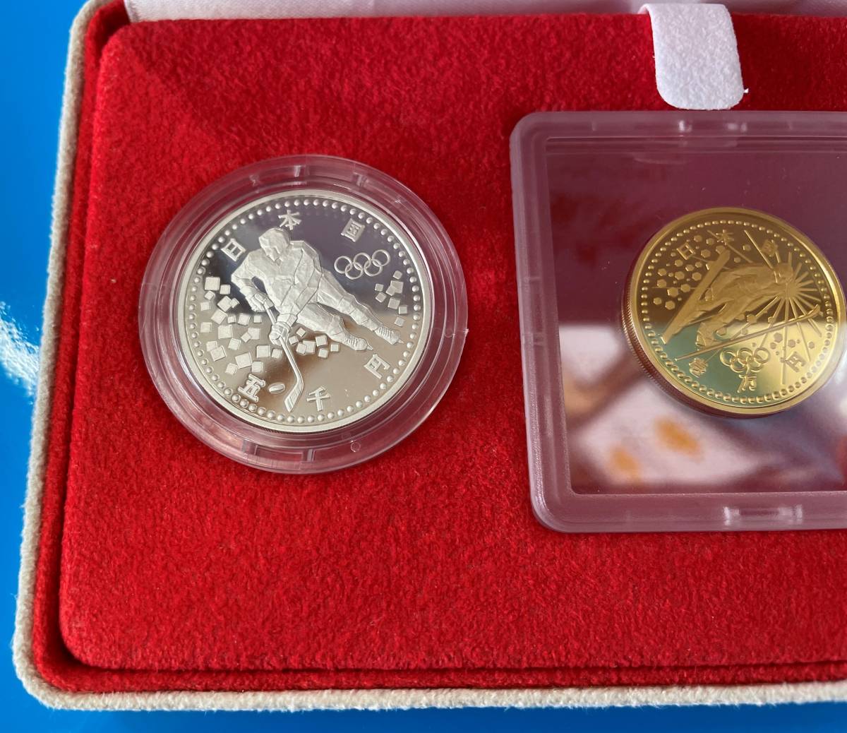 1998 平成9年 長野オリンピック 記念プルーフ貨幣 【純金 15.6g 壱万円