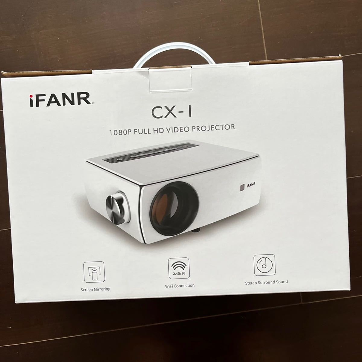 iFANR CX-1 Pro 小型フルHDプロジェクター 1080P 5.0G/2.4GWiFi