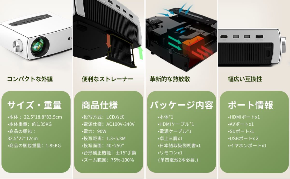 iFANR CX-1 Pro 小型フルHDプロジェクター 1080P 5 0G/2 4GWiFi iFANR CX-1 Pro 小型フルHDプロジェクター 1080P 5 0G/2 4GWiFi