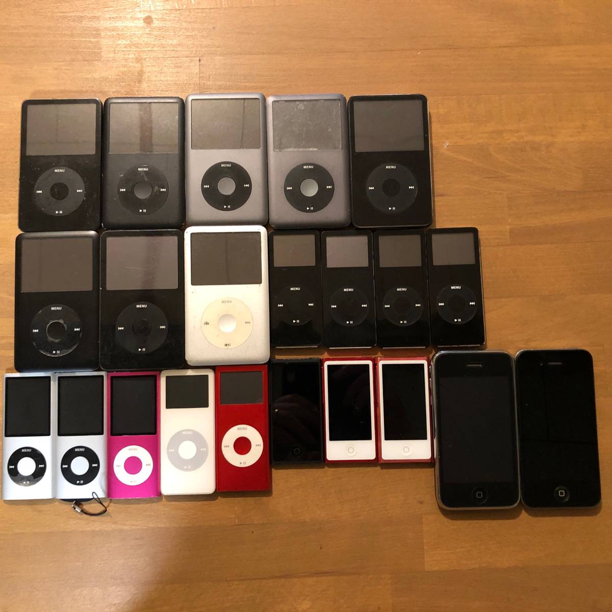 Apple製品ジャンクおまとめ 22点セット ipod ipodnano iphone 可動未