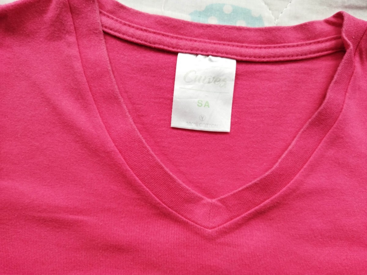 カーブスTシャツ　SAサイズ3枚セット(ピンク系2)