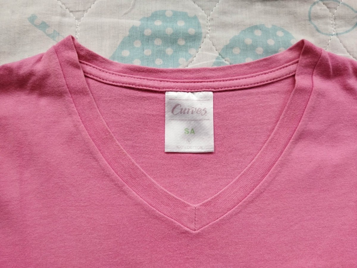 カーブスTシャツ　SAサイズ3枚セット(ピンク系2)