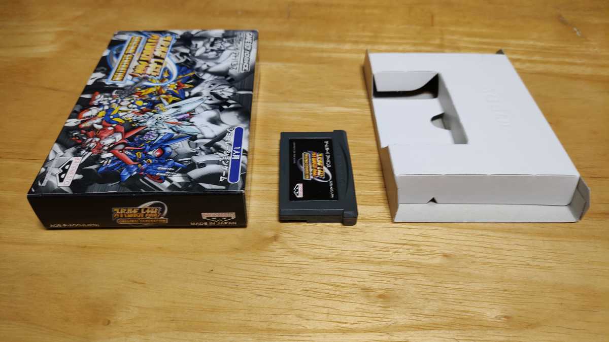 *GBA[ "Super-Robot Great War" original generation ] box * manual * post card attaching /BANPRESTO/ Game Boy Advance /SLG/ retro game *