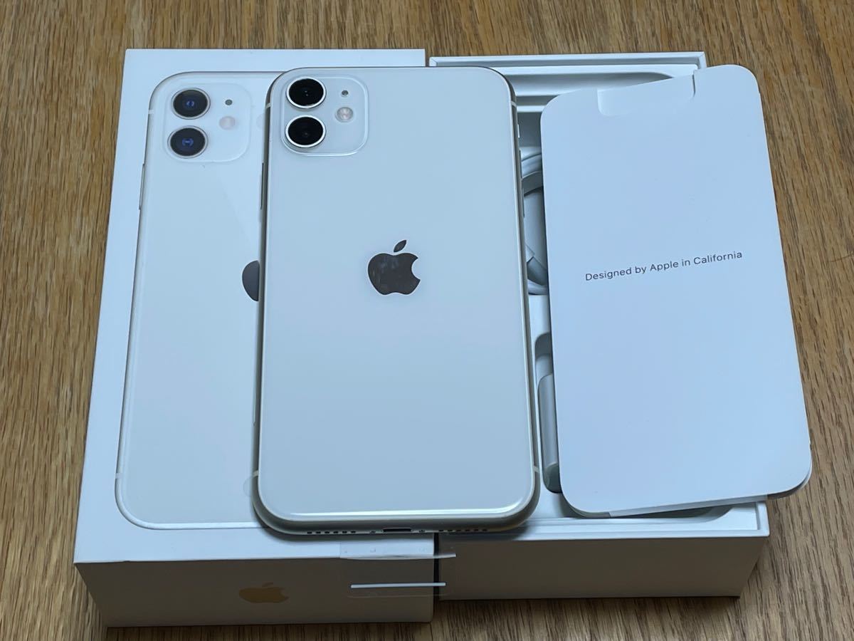 未使用(本体交換品新品) iPhone11 64GB White ホワイト SIMフリー
