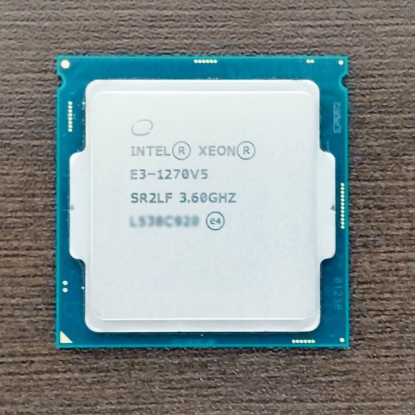 Intel Xeon E3 1270 V5 3.6GHz 4Core/8Thread 80W 美品！!_画像1