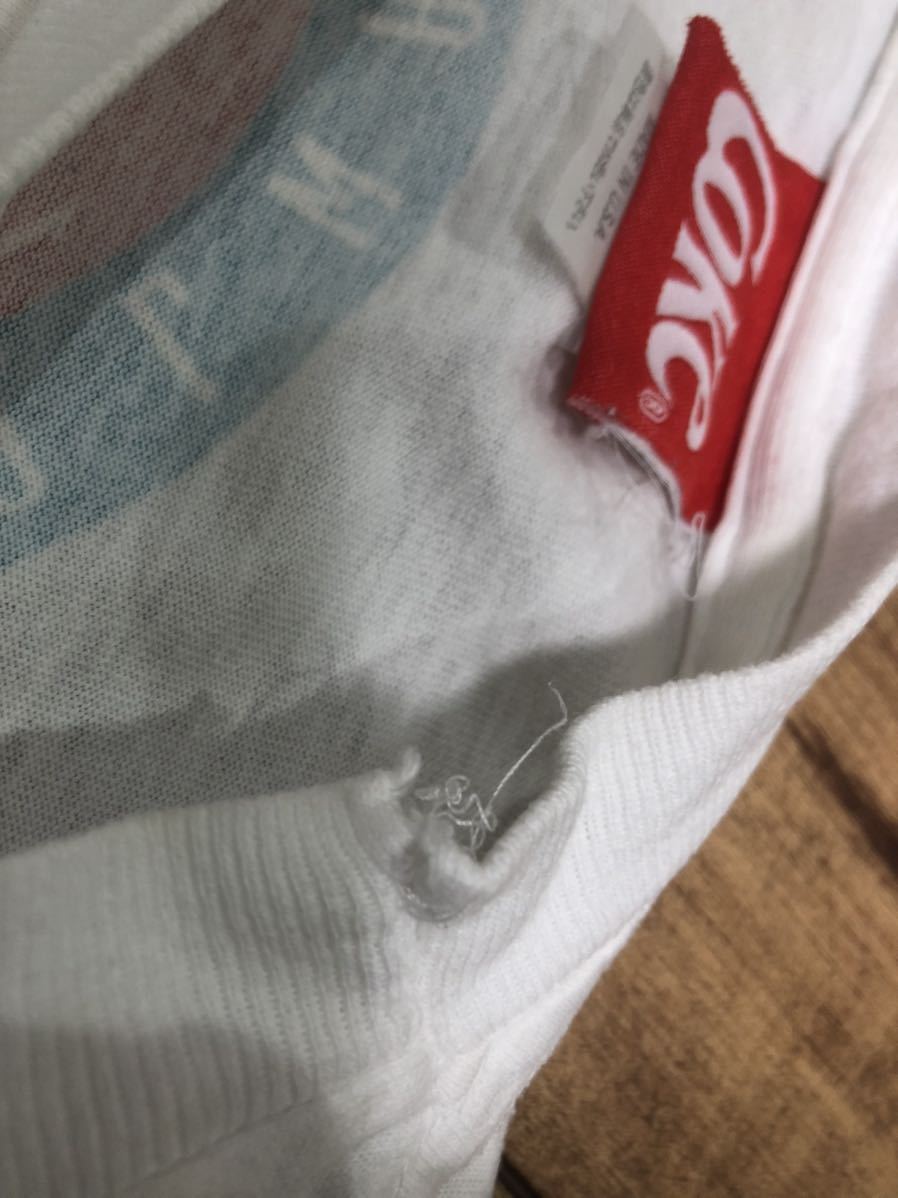 90年代 コカ・コーラ　半袖Tシャツ USA製 ヴィンテージ　ホワイト　Lサイズ 1994年　ビッグサイズ_画像8