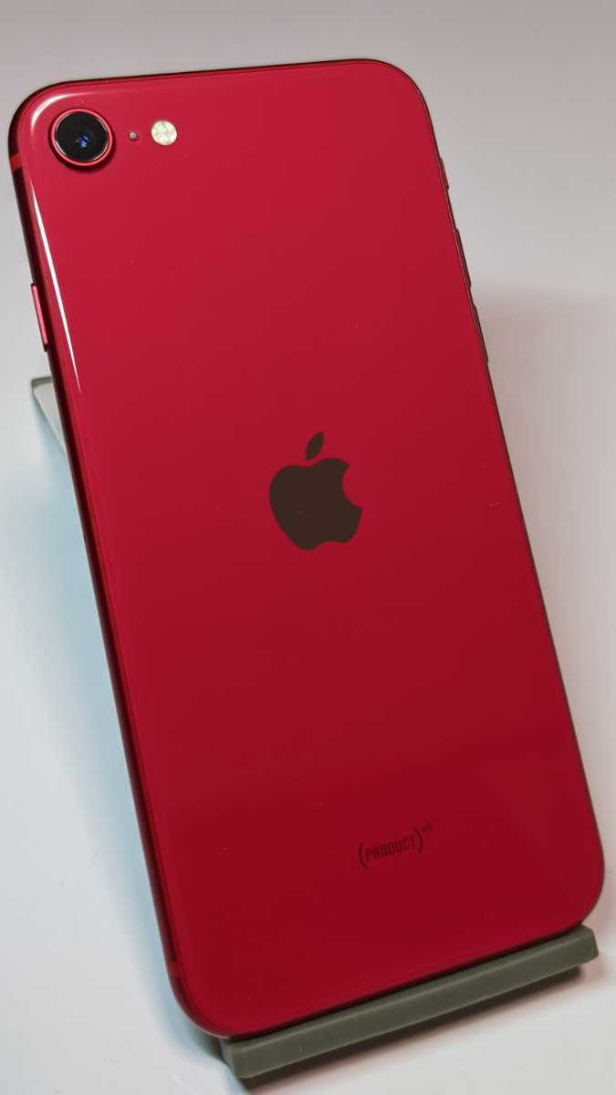 iPhoneSE 2 (第2世代) 64GB 極美品傷無し PRODUCT RED SIMロック解除済