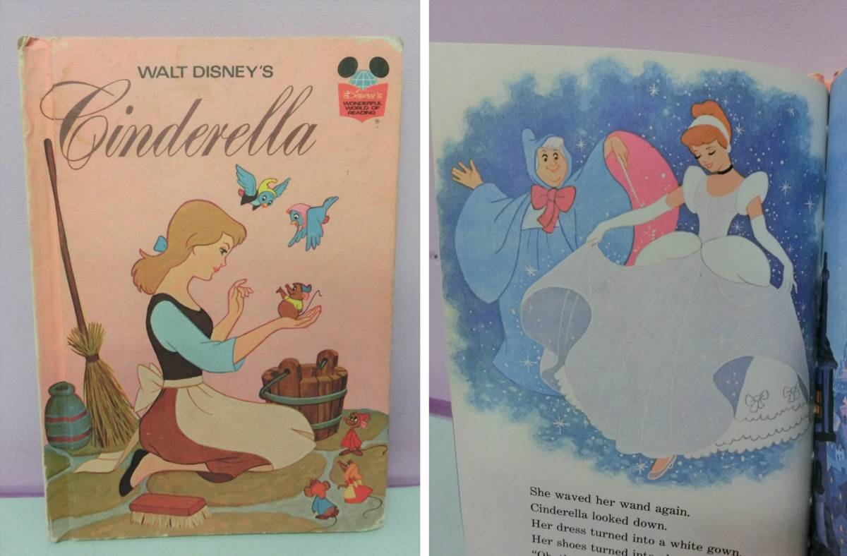 ディズニー シンデレラ 70s ビンテージ 絵本 洋書 Usa イラスト 本 Vintage Disney ガス ジャック かぼちゃの馬車 プリンセス 昭和レトロ ディズニー 売買されたオークション情報 Yahooの商品情報をアーカイブ公開 オークファン Aucfan Com